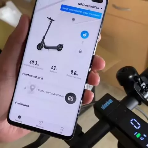 how to connect ninebot scooter bluetooth