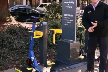 where do you park your electric scooter