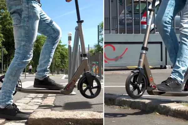 can you ride an electric scooter on the sidewalk