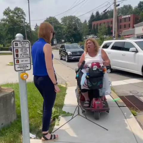 can you ride a mobility scooter on the sidewalk