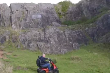 mobility scooter losing power uphill