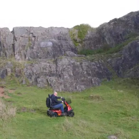 mobility scooter losing power uphill