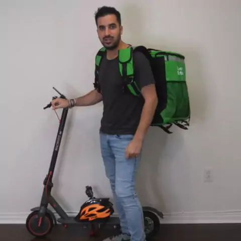 can you do ubereats with electric scooter