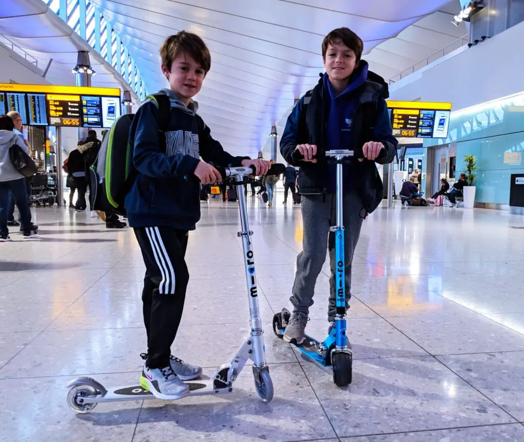 Can You Take a Child Scooter on a Plane