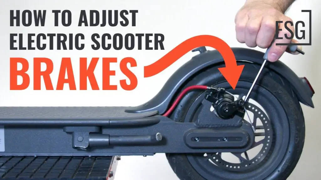 How to Adjust Mechanical Disc Brakes on an Electric Scooter