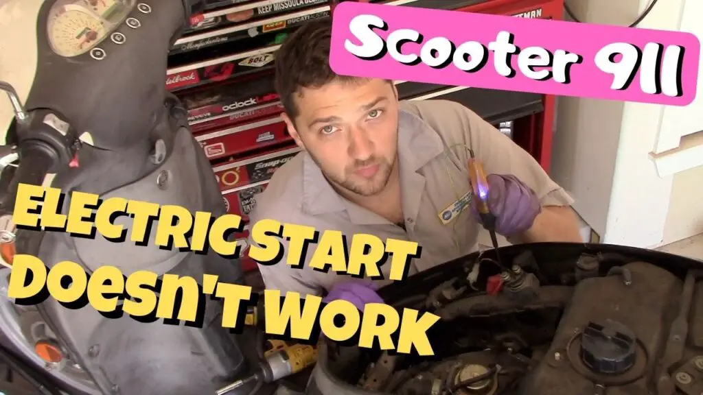 Scooter That Won’T Start With The Electric Starter