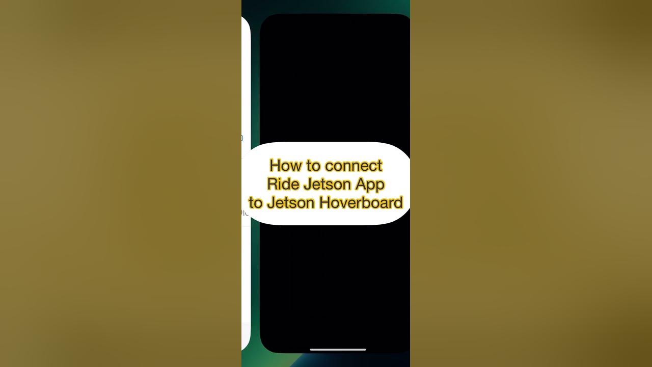 How to Connect Jetson Hoverboard to App