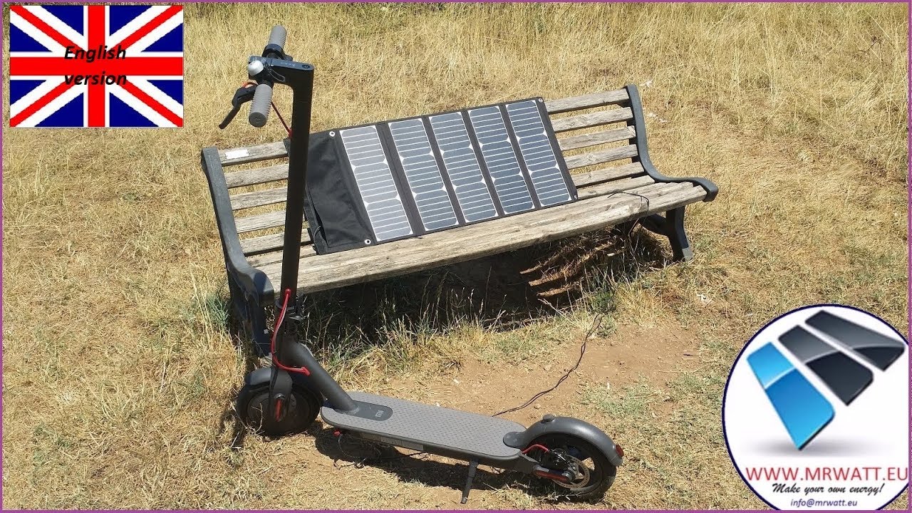 Can You Make Your Electric Scooter Solar Panel