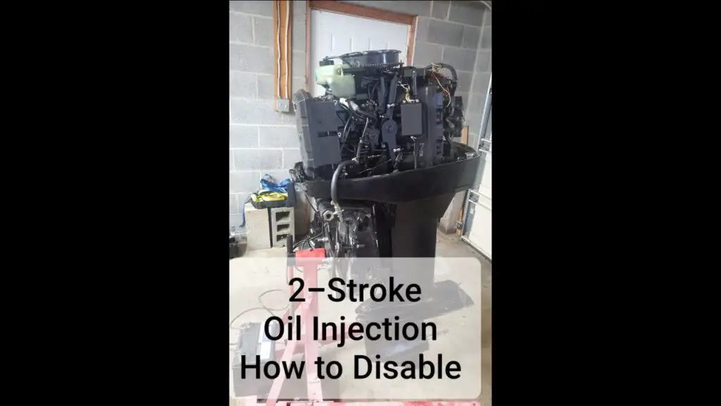 How to Disable Oil Injection on Mercury Outboard