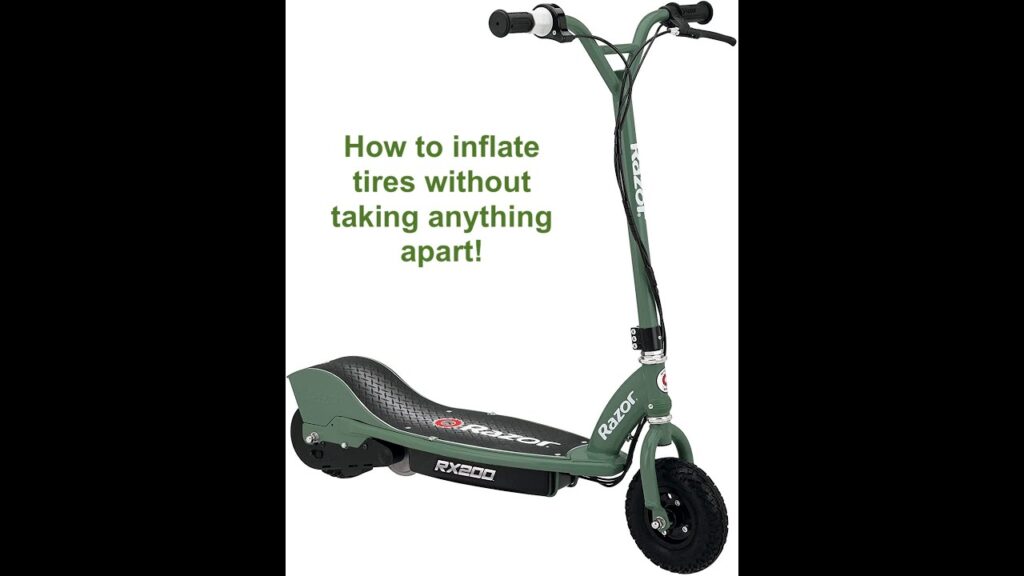 How to Inflate Tire on Razor Electric Scooter