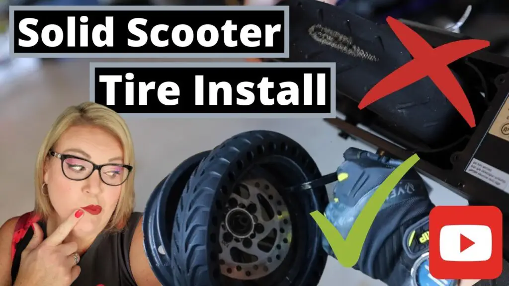 How to Install Solid Scooter Tires