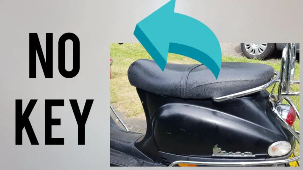 How to Open a Scooter Seat Without a Key