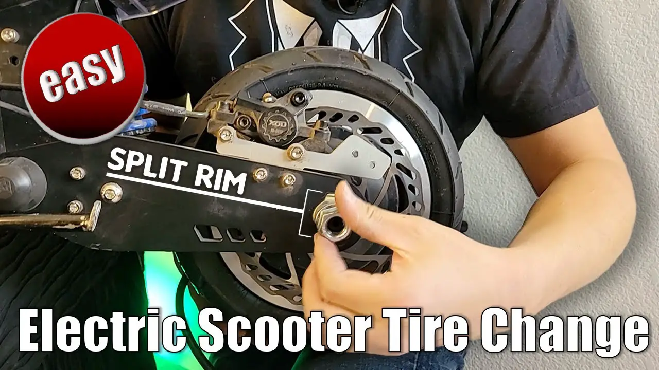 How to Remove Electric Scooter Tire from Rim?