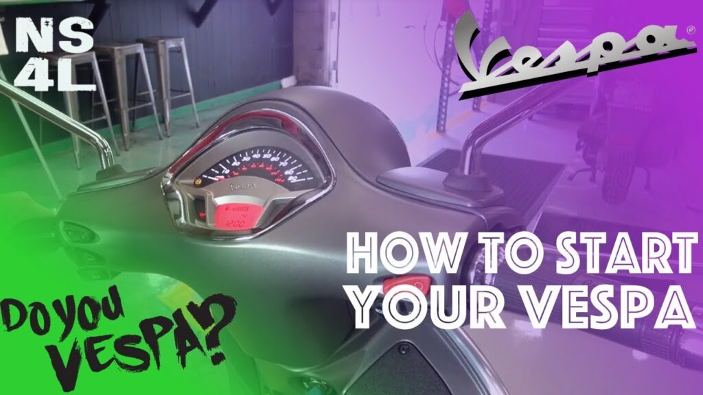 How to Start a Vespa